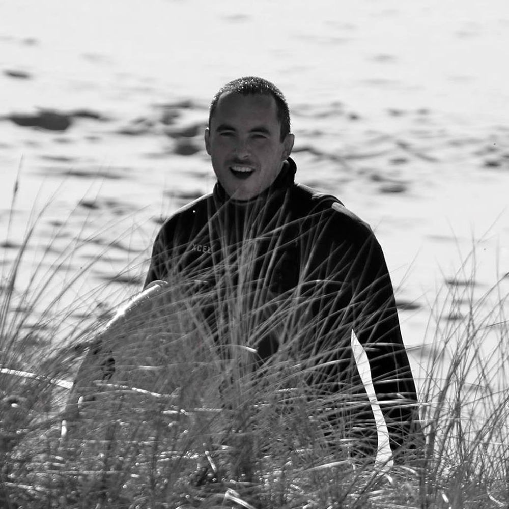 Guillaume surf instructor Crozon Morgat Bretagne France